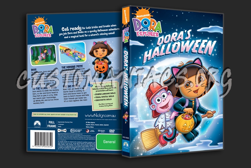 Dora the Explorer Dora's Halloween dvd cover