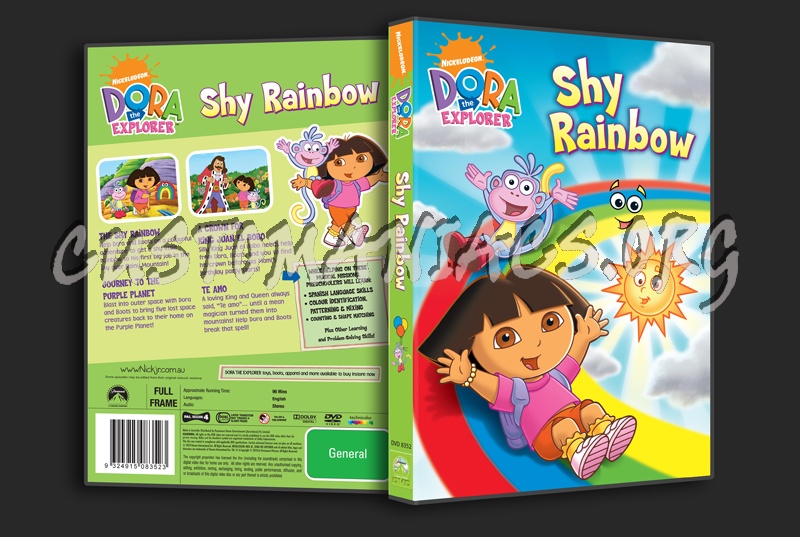 Dora the Explorer Shy Rainbow dvd cover