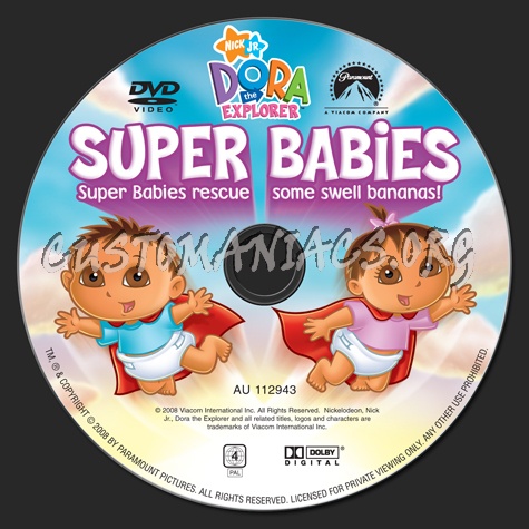 Dora The Explorer Super Babies Dvd Label Dvd Covers Labels By Customaniacs Id 166765 Free Download Highres Dvd Label