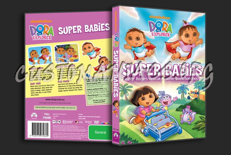 Dora the Explorer Super Babies dvd cover
