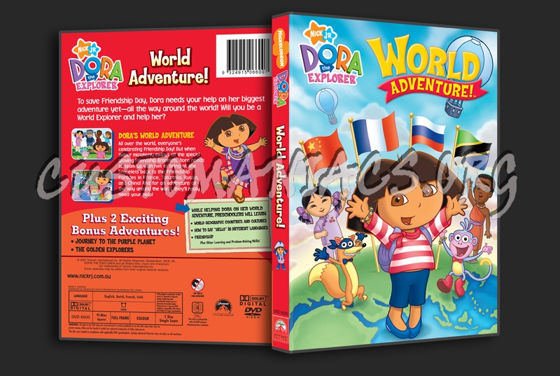 Dora the Explorer World Adventure! dvd cover