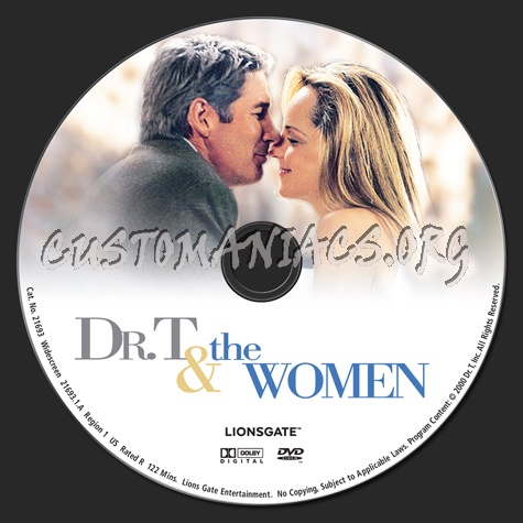Dr. T & the Women dvd label