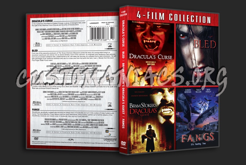 Dracula's Curse / Bled / Dracula's Guest / Fangs dvd cover