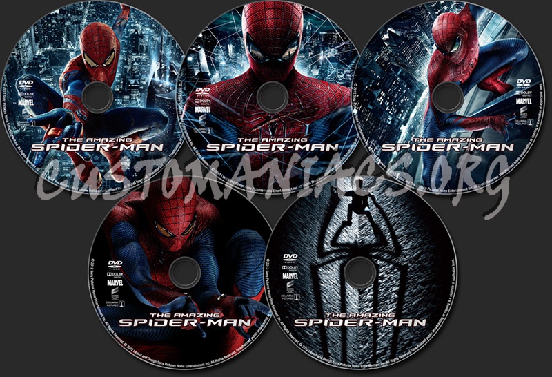 The Amazing Spider-Man dvd label