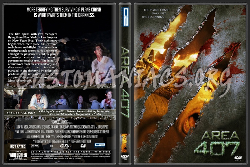 Area 407 aka Tape 407 dvd cover