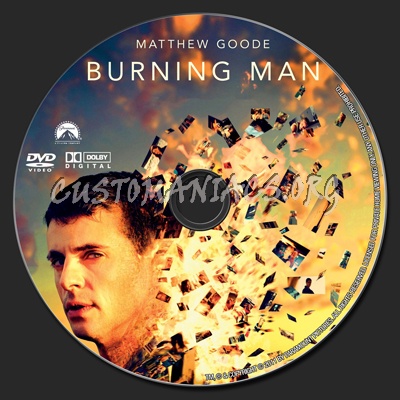 Burning Man dvd label