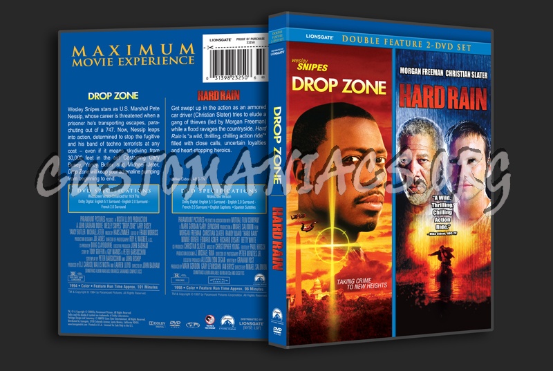 Drop Zone / Hard Rain dvd cover