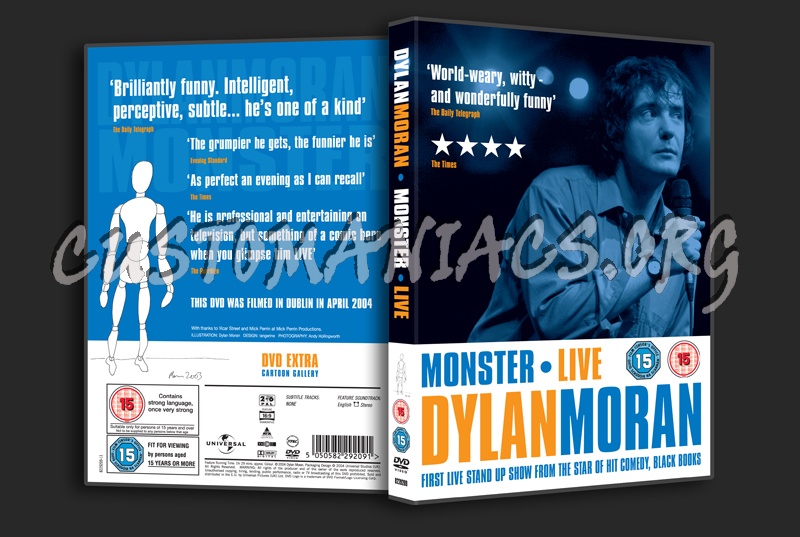 Dylan Moran: Monster Live dvd cover