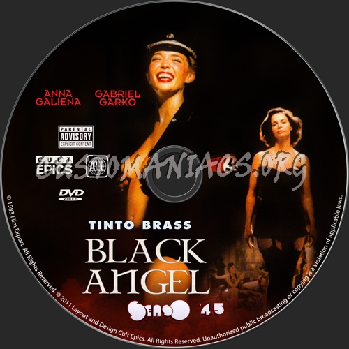 Black Angel dvd label