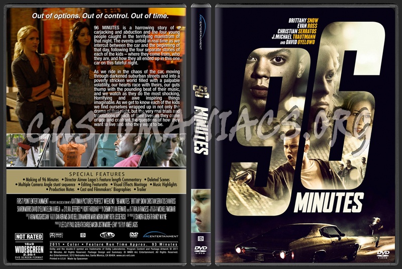 96 Minutes dvd cover