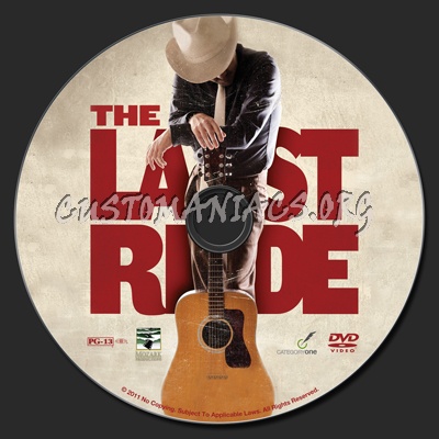The Last Ride dvd label