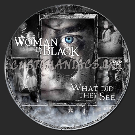 The Woman in Black dvd label