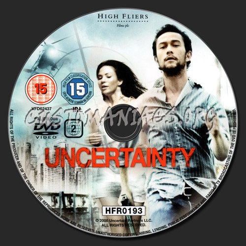 Uncertainty dvd label