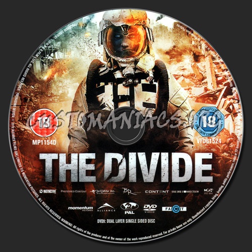 The Divide dvd label