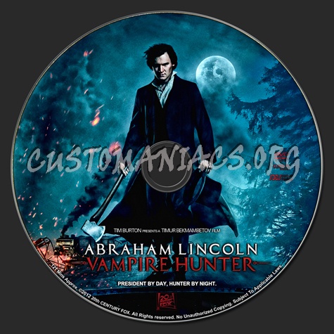 Abraham Lincoln: Vampire Hunter dvd label