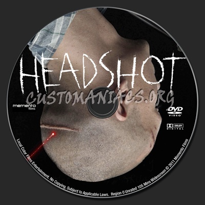Headshot dvd label