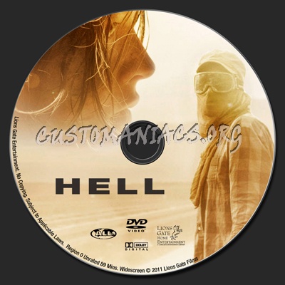 Hell dvd label