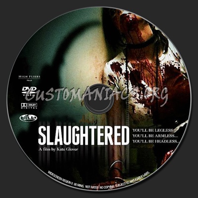 Slaughtered dvd label