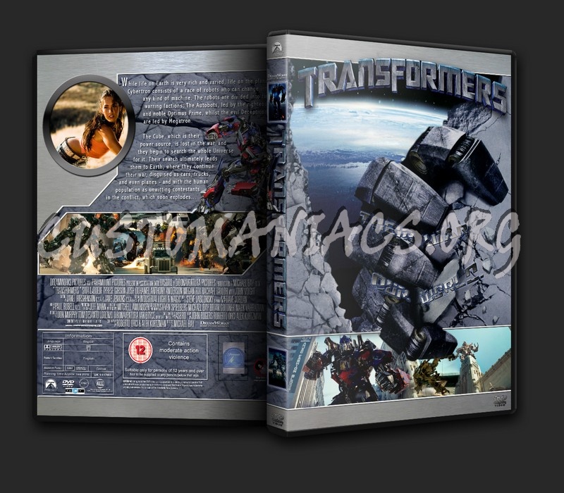 Transformers dvd cover