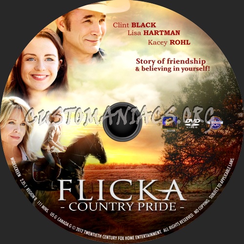 Flicka: Country Pride (2012) dvd label