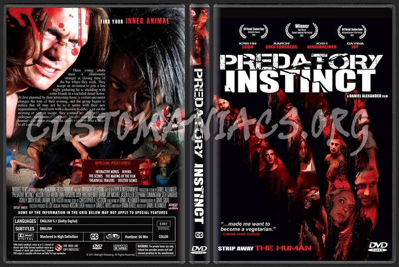 Predatory Instinct dvd cover