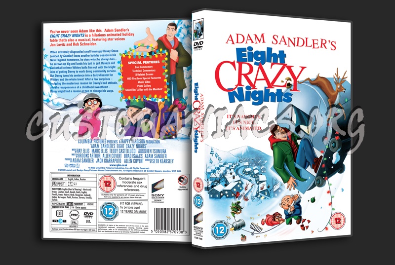 Eight Crazy Nights dvd cover