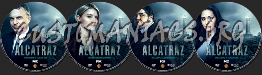 Alcatraz Season One dvd label