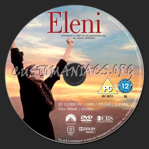Eleni dvd label