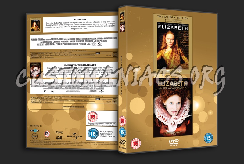Elizabeth / Elizabeth the Golden Age dvd cover