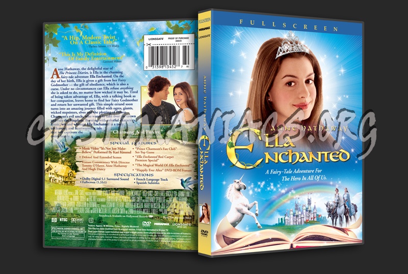 Ella Enchanted dvd cover