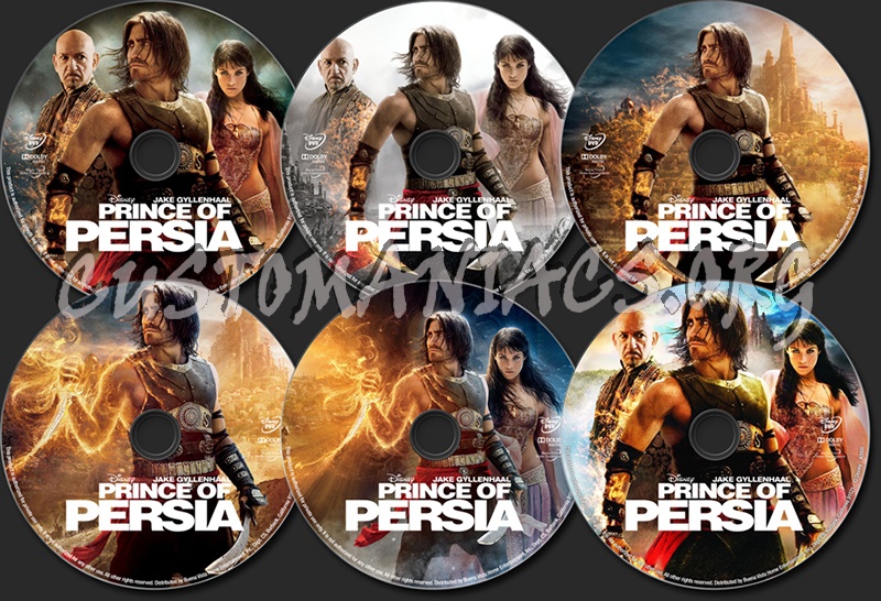 Prince of Persia dvd label