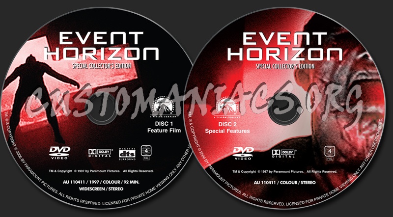 Event Horizon dvd label