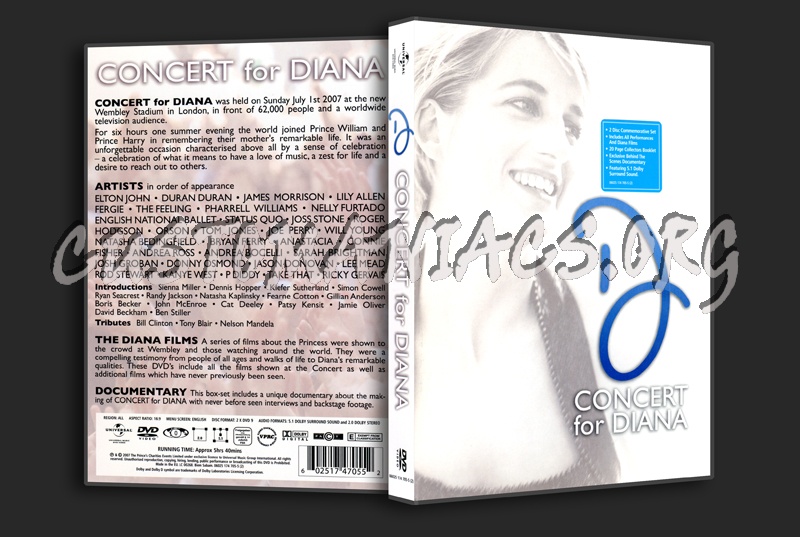 A Concert For Diana dvd cover