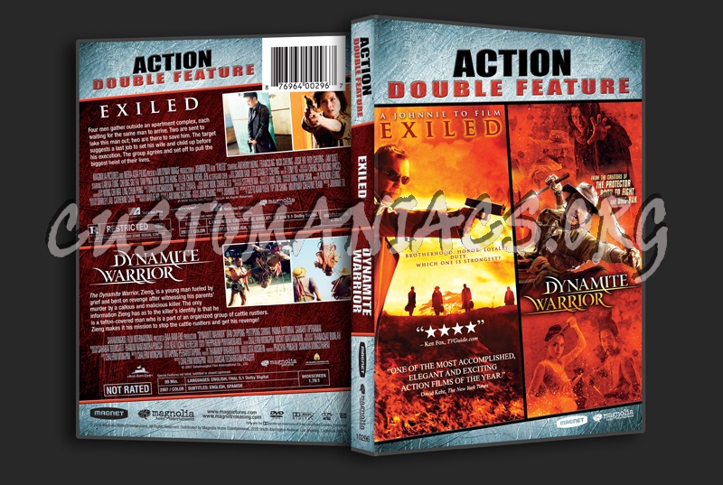 Exiled / Dynamite Warrior dvd cover