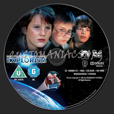 Explorers dvd label