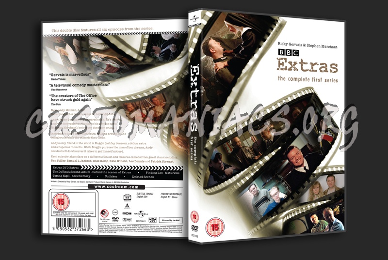 Extras Series 1 dvd cover