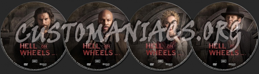 Hell on Wheels Season 1 dvd label