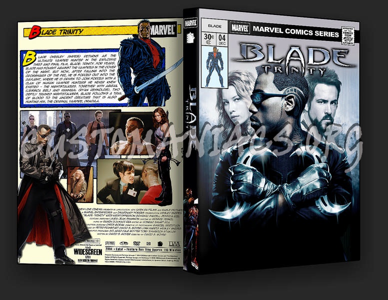 Blade: Trinity dvd cover