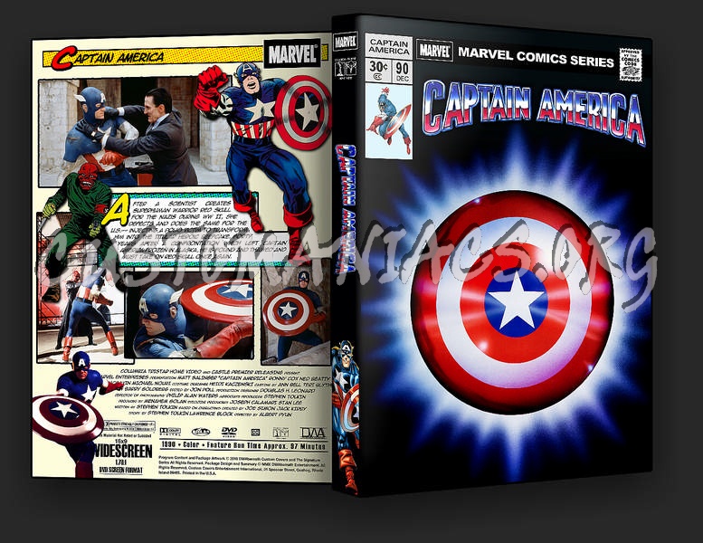 Captain America (1990) dvd cover
