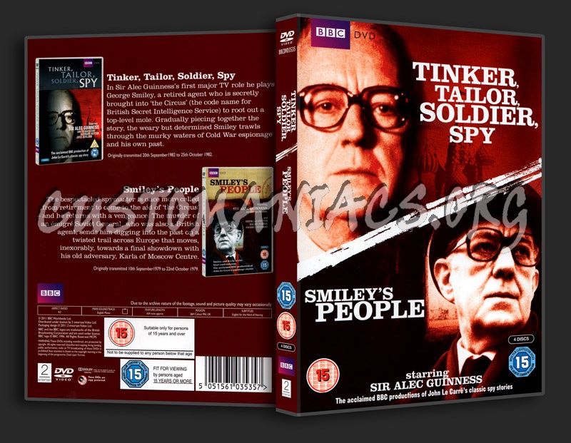 Tinker, Tailor, Soldier, Spy / Smiley's People dvd cover
