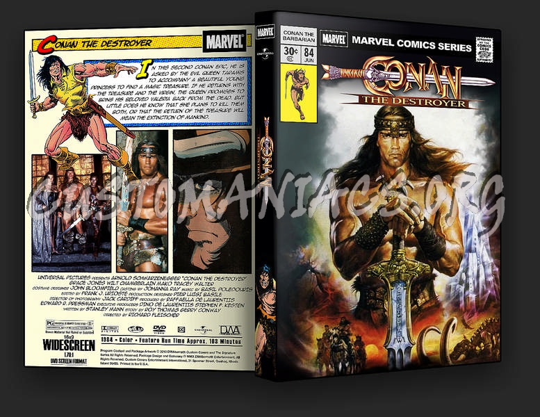 Conan the Destroyer dvd cover