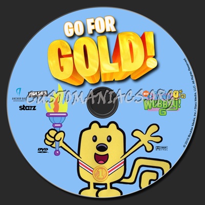 Wow Wow Wubbzy Go For Gold dvd label