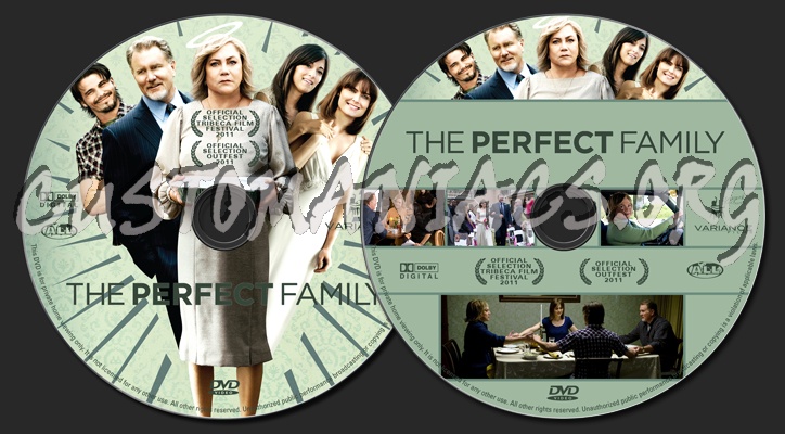 The Perfect Family dvd label