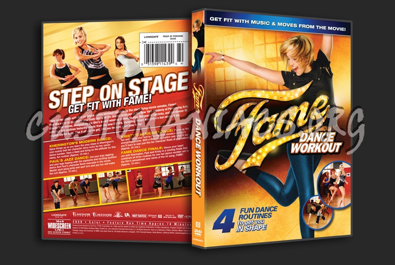 Fame Dance Workout dvd cover