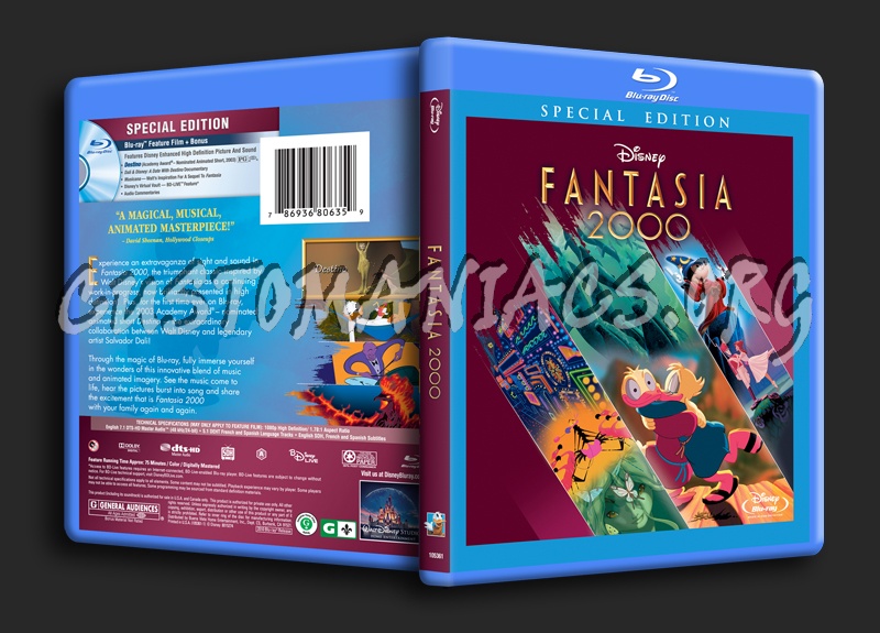 Fantasia 2000 blu-ray cover