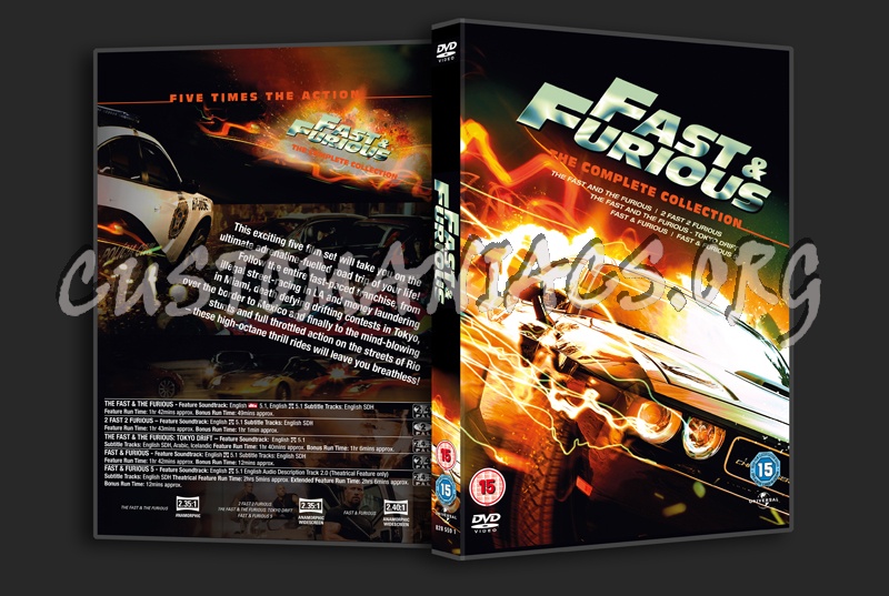 Fast & Furious Collection dvd cover
