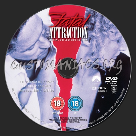 Fatal Attraction dvd label