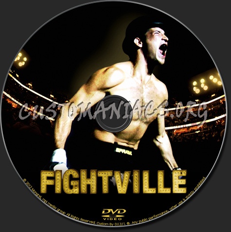 Fightville dvd label