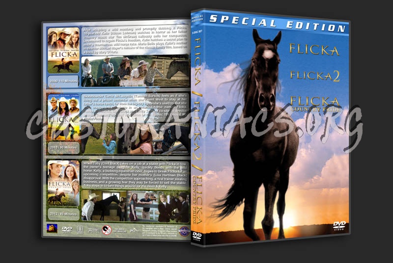 Flicka Triple Feature dvd cover
