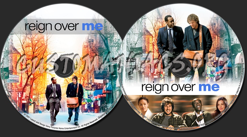 Reign Over Me dvd label